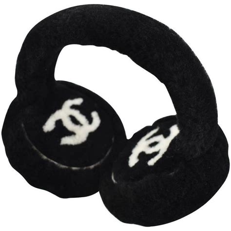 chanel white earmuffs|chanel hair accessories online.